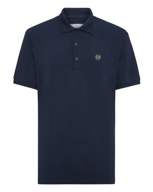 Philipp Plein Poloshirt Gothic Plein - Dunkelblau