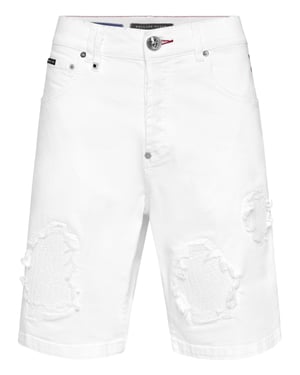 Denim Shorts Formentera Distressed