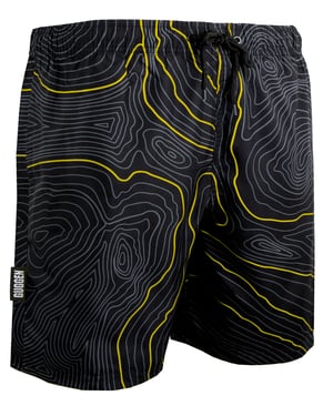 Herren Badehose Streifen lässige Boardshorts Linien Muster
