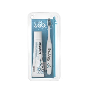 Bexident Gums Täglicher Gebrauch Reisekoffer 3 Stk 3 pz