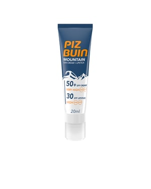 Mountain Spf50+ Sonnencreme 20 Ml + Lippenstift F20 2,3 ml