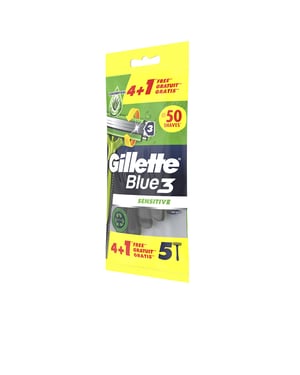 Blue 3 Sensitive Einweg-rasierklinge 5 St