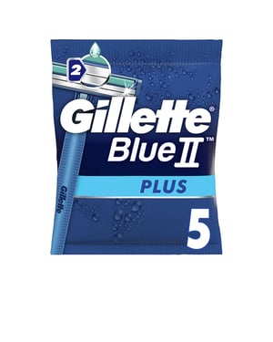 Blue Ii Plus Einweg-rasierklinge 5 St