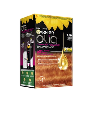 Olia Coloración Permanente #7,40-cobrizo Intenso 4 pz