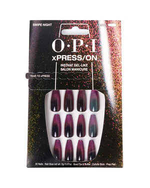 Opi Xpress/on Künstliche Nägel Nail Art #swipe Night 30 Stk