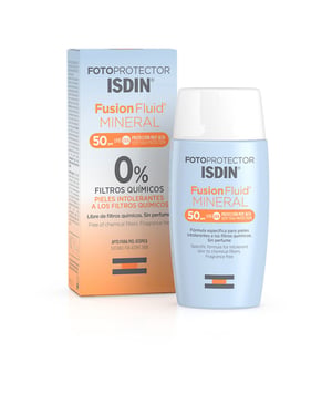 Fusion Fluid Mineral Photoprotector 0% Chemische Filter Spf50+ 50 ml
