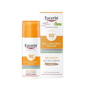 Sonnenschutzöl Dry Touch Gel-creme Farbe Spf50+ #mittel 50 ml