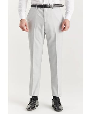 Leichte Sommerhose für Herren in Silber für Hochzeiten und Partys