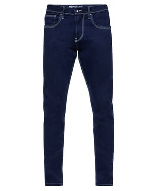 Dark Blue Jeans Hose "MELVIN" Slim Fit Cotton-Stretch