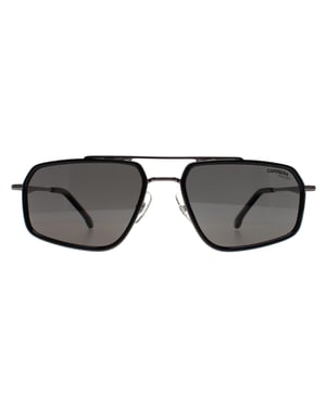 Carrera Aviator Herren-Sonnenbrille 338/S, dunkel ruthenium polarisierend - Grau