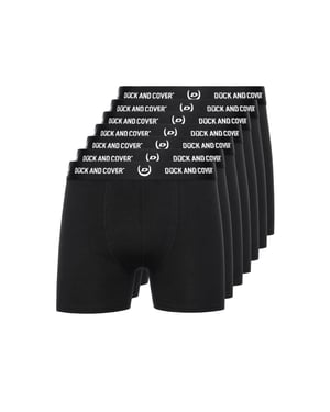 Duck and Cover - "Anvilli" Boxershorts für Herren(7er-Pack) (Schwarz)