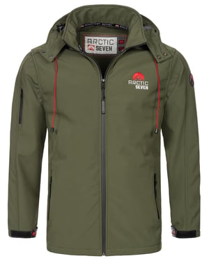 Arctic Seven Herren Softshell Jacke Olive