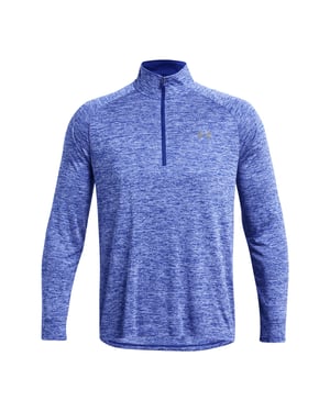 Under Armour - "2.0" Sportoberteil mit halbem Reißverschluss für Herren (Königsblau)