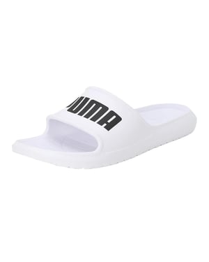 Puma - Herren Badesandale "Divecat Lite" (Weiß/Schwarz)