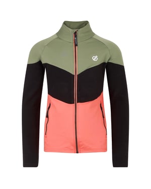 Dare 2B - "Emergent III" Midlayer für Kinder (Olivingrün/Schwarz)