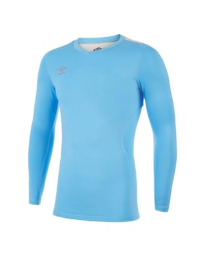 Umbro - "Elite" Base Layer Oberteil V-Ausschnitt für Herren (Himmelblau)