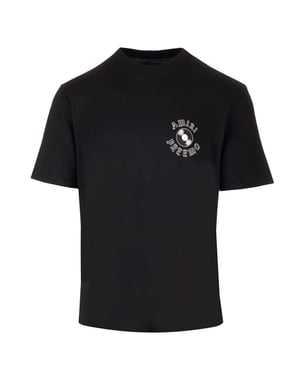 Schwarzes T-Shirt mit Amiri Premier Records-Logo