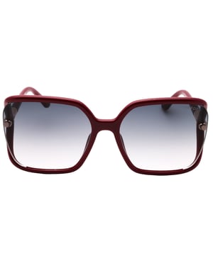 Tom Ford - Sonnenbrille mit Farbverlauf und glänzendem Fuchsia-Rahmen