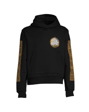 Amiri Lanscape Frame Design Schwarzer Kapuzenpullover