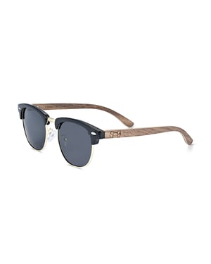 Earth Wood Marokopa Polarisierte Sonnenbrille - Walnuss/Grau
