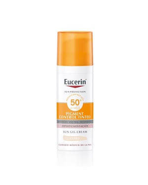 Sonnenschutz Pigmentkontrollgel-cremefarbe Spf50+ #light 50 ml