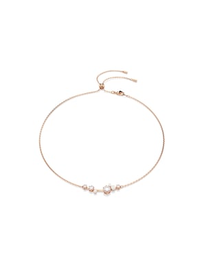 Swarovski 'Constella Bars' Damen-Halskette aus vergoldetem Metall - Rose 5729504