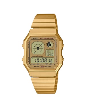 Casio Casio Collection Vintage Gold Unisex Armbanduhr A130WEG-9AEF