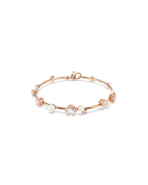 Swarovski 'Constella Bars' Damen Armband aus vergoldetem Metall - Rosé 5729505