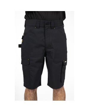 Caterpillar Nexus Stretch Baumwoll-Arbeitsshorts für Herren in Schwarz