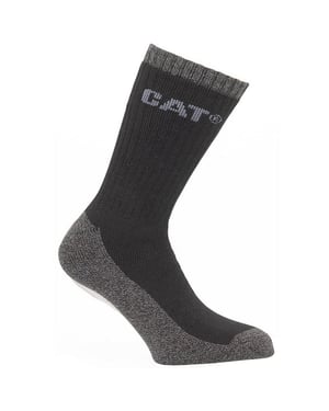 Caterpillar CAT Thermo Baumwolle Unisex Erwachsene Schwarze Socken - Wadenhöhe