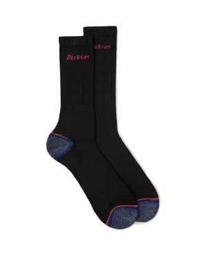 Dickies Starke Polyester Unisex Erwachsene Schwarze Arbeitssocken