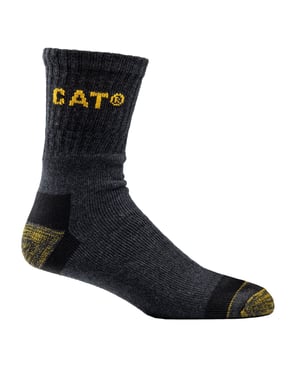 Caterpillar Premium Baumwoll Arbeitssocken für Herren in Grau