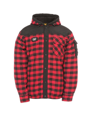 Caterpillar Sequoia Herren Rotes Fleecejacke