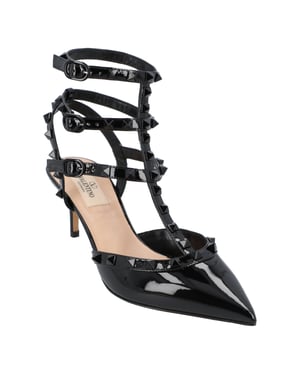 Valentino Lackleder-Sandaletten