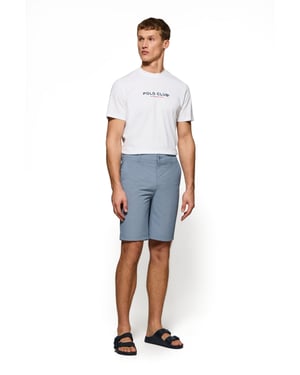 Denim-blauwe technische short Walkabout