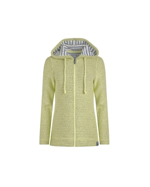 Weird Fish - "Chicoa" Hoodie mit durchgehendem Reißverschluss für Damen (Selleriegrün)