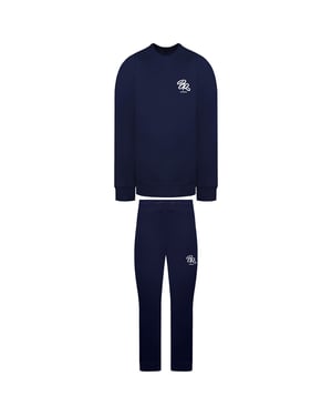 Born Rich Asten Crew Herren-Trainingsanzug - Marineblau
