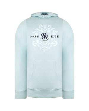 Born Rich Jairo Herren Blau Surf Hoodie