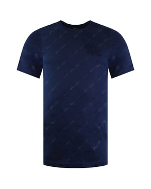 Born Rich Skript Herren-T-Shirt - Marineblau
