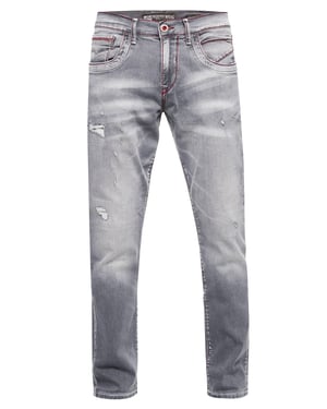 Jeans Hose "ODAR" Destroyed Regular Fit Stretch