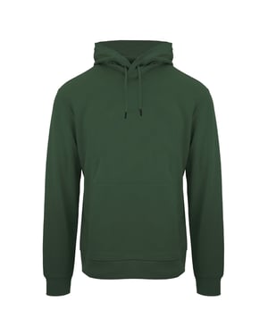 Grüner Hoodie mit großem Plein Sport-Logo auf der Rückseite