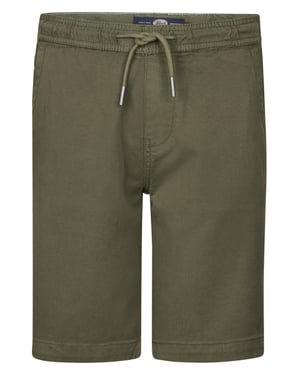 Petrol Industries - Chino-Shorts mit Tunnelzug Marco Jungen - Grün