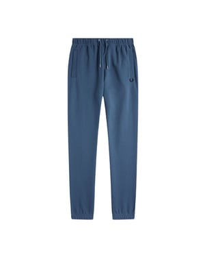 Fred Perry - Loopback-Jogginghose in Mitternachtsblau