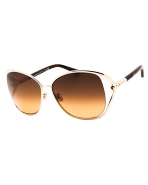 Tom Ford Marta Sonnenbrille in glänzendem Roségold