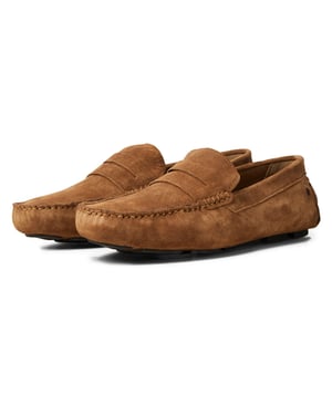 Jack & Jones Jensen Herrenslipper Aus Wildleder In Cognac