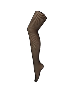 Damen Schwarze Weiche Fischernetzstrümpfe