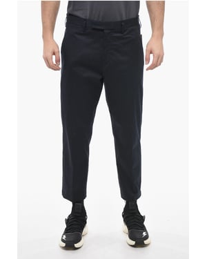 Slim Fit JAMIE Hose mit Gürtelschlaufen in Blau