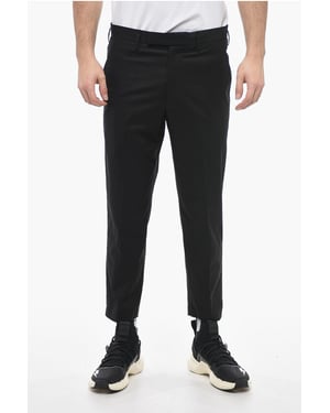 JAMIE Hose mit normaler Taille und schmaler Passform in Schwarz
