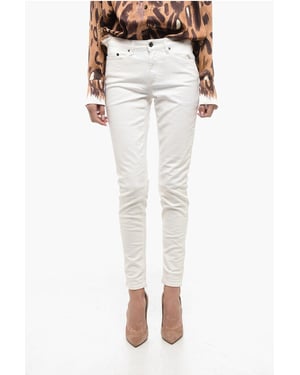 Stretch-Denim MARTEN Jeans 13cm in Weiß