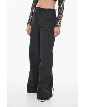 Weite Beinpassform PARACHUTE Cargohose in Schwarz